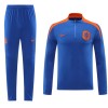 Niederlande Training Sweatshirts Quarter-zip 2024-25 Blaue Für Herren